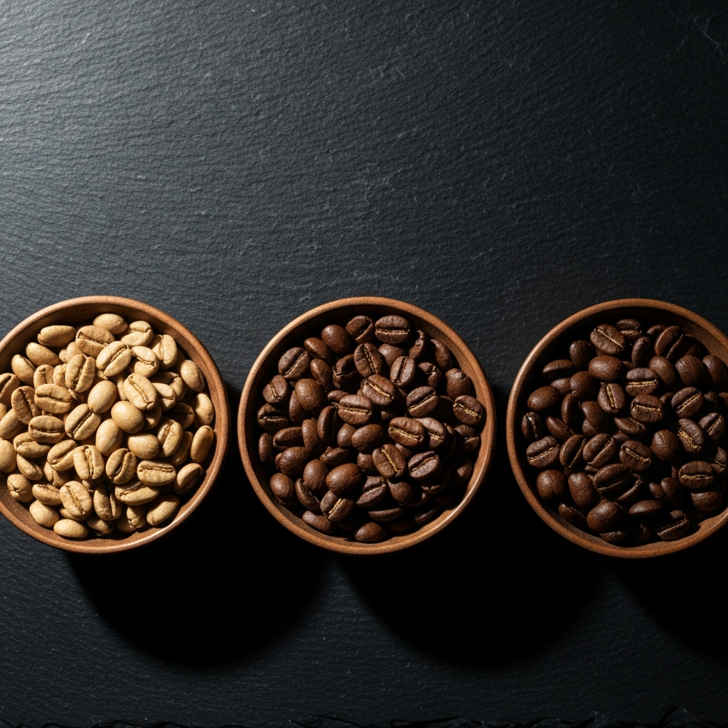 Coffee Roast Levels: Light, Medium, Dark